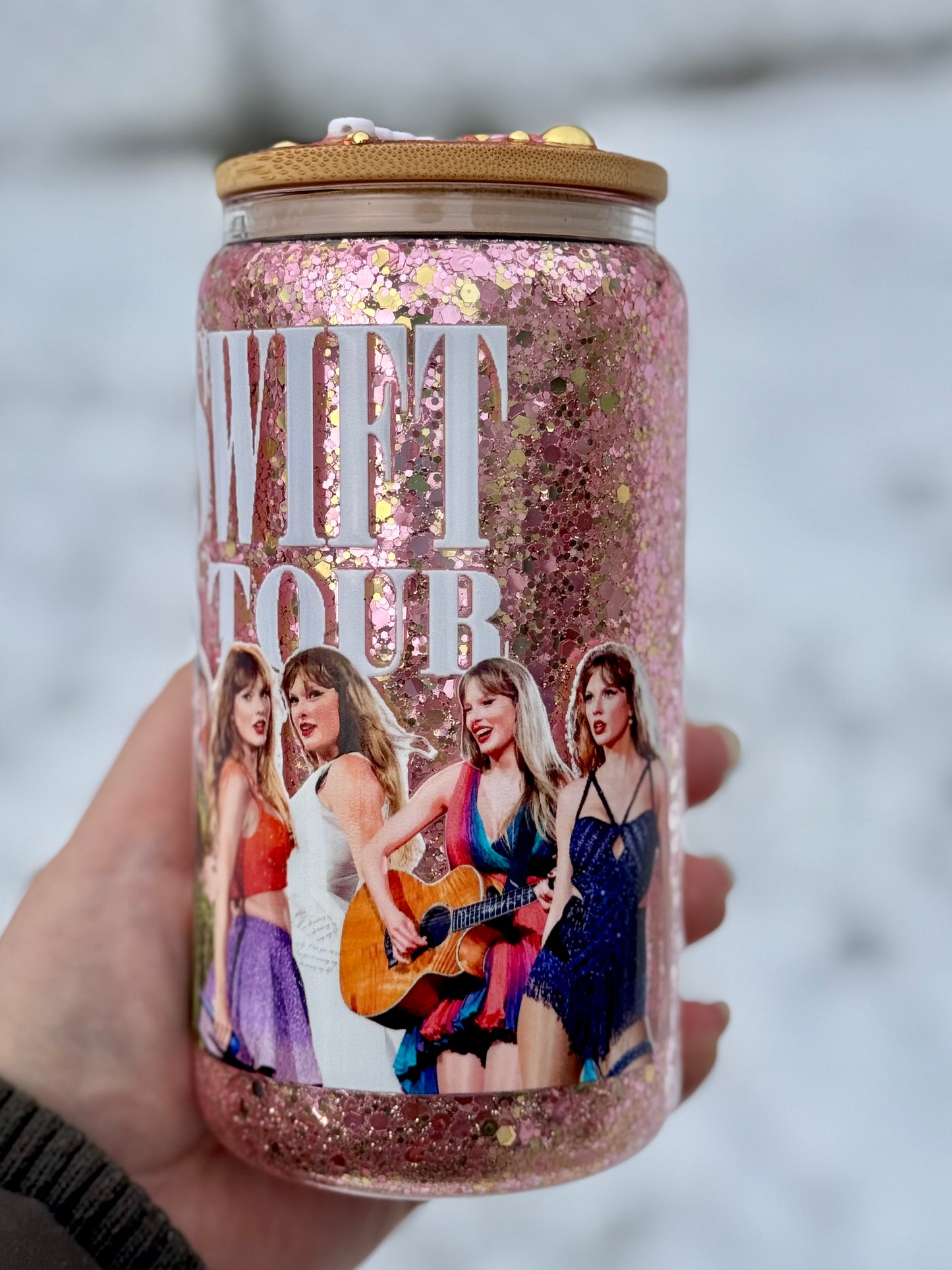 Taylor Swift The Eras Tour Themed Tumbler