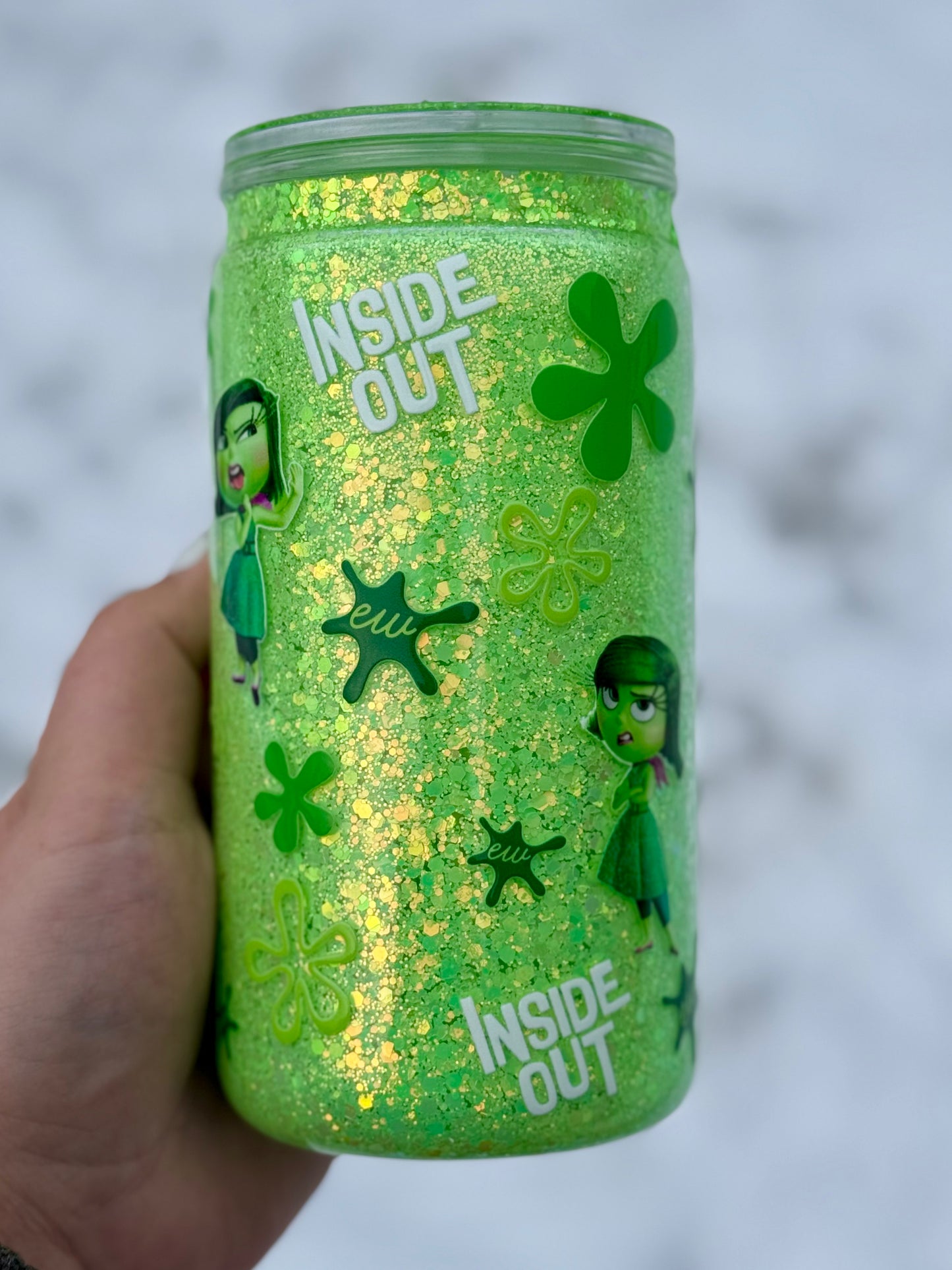 Disgust Inside Out Themed Tumbler