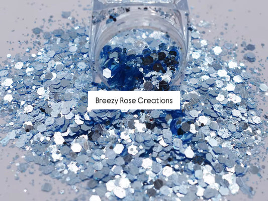 Blue Glitter