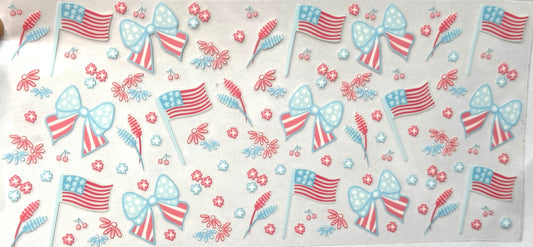 4th of July Bows USA