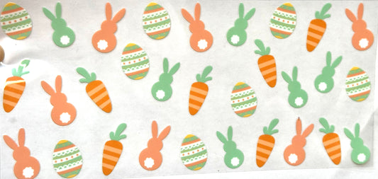 Easter Bunny Carrots and Eggs
