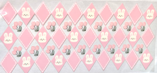 Checkered Diamond Bunnies