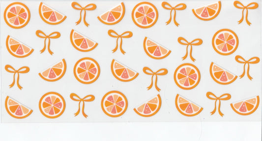 Orange Fruit Bows